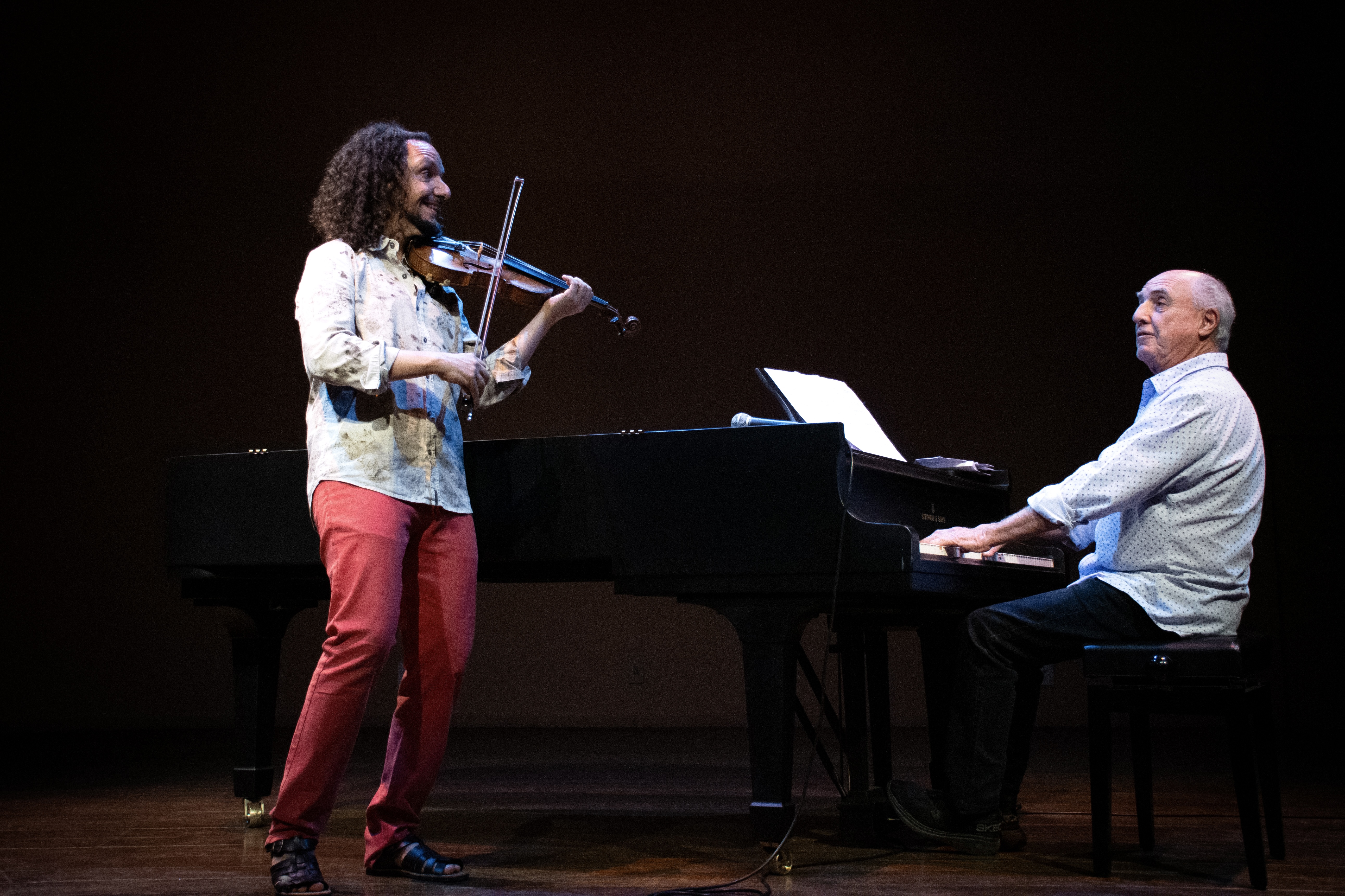 Ricardo Herz e Nelson Ayres ao vivo